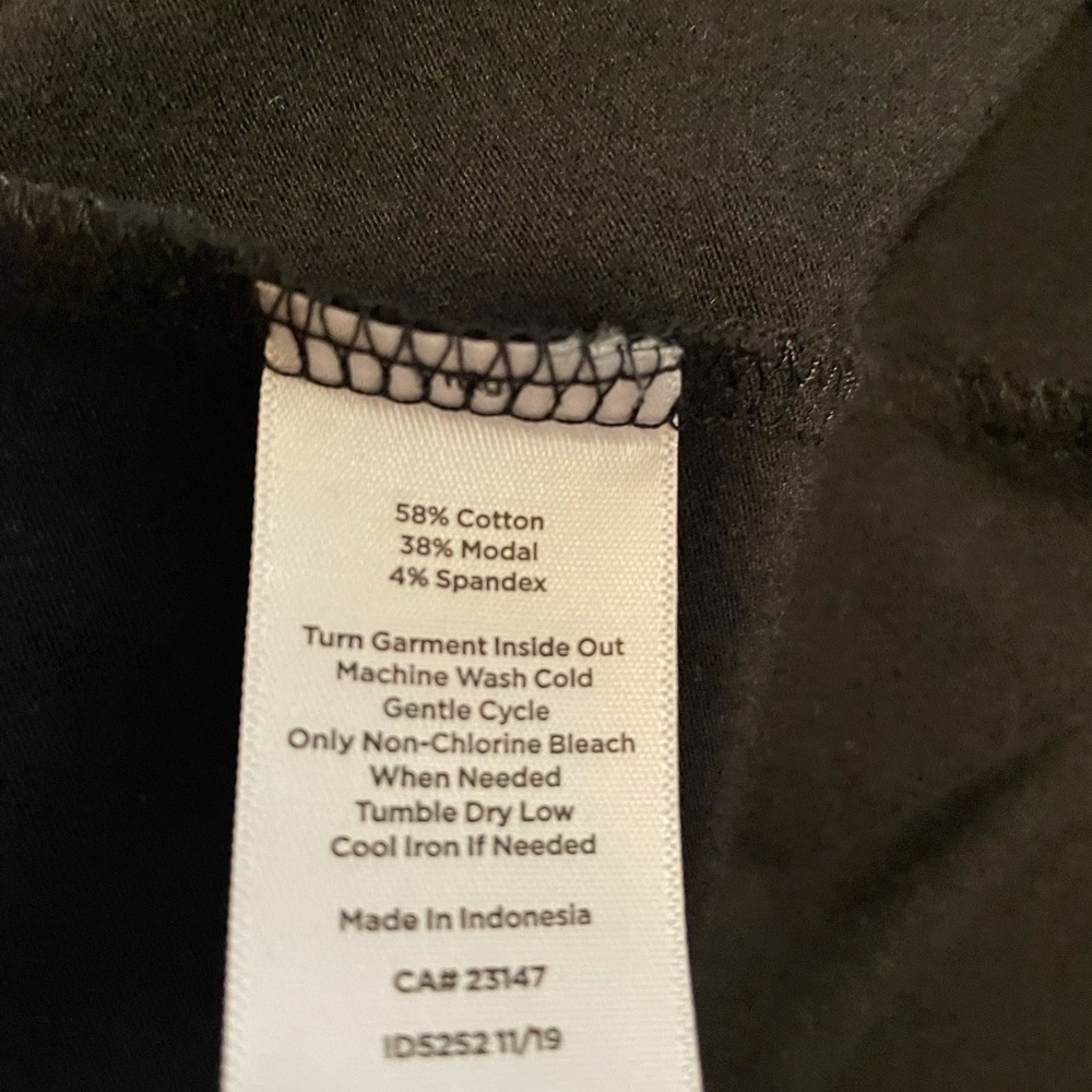 Talbots sleeveless black maxi dress with keyhole front and elastic waist - Picture 5 of 6